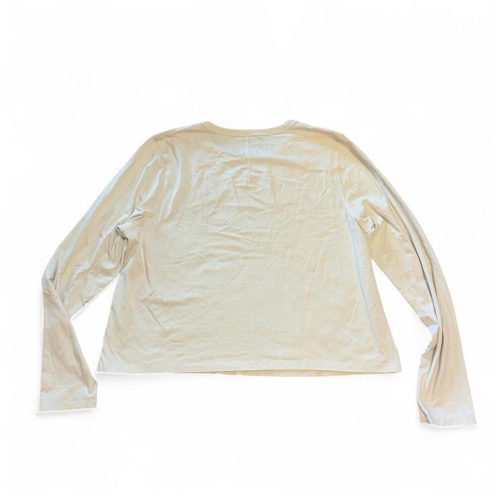 Lululemon large ivory / cream long sleeve shirt great condition - Picture 2 of 4